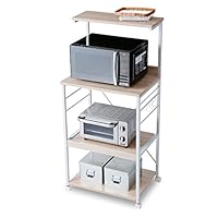 Amazon.co.jp: LOWYA ロウヤ キッチンラック レンジラック レンジ台